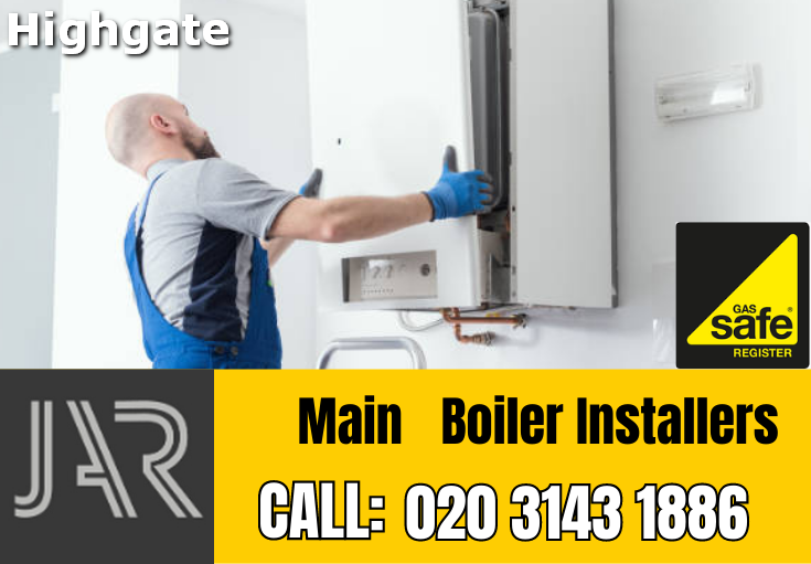 Main boiler installation Highgate